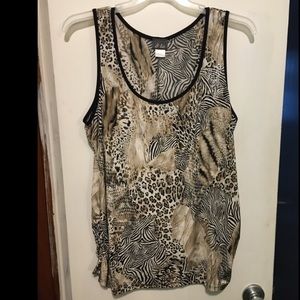 Multi Animal Print Tank